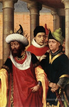 Rogier van der Weyden œuvres - Groupe d’hommes hollandais peintre Rogier van der Weyden